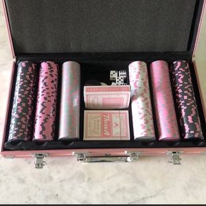 Pink Poker set